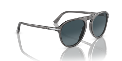 Persol PO3302S con Montura Gris Transparente y Lentes Azul - Imagen 3
