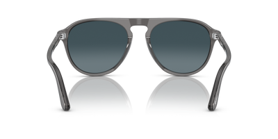 Persol PO3302S con Montura Gris Transparente y Lentes Azul - Imagen 5