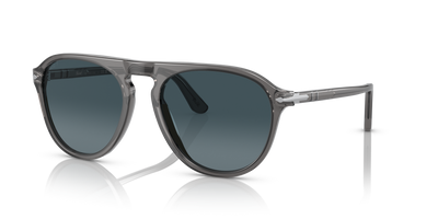 Persol PO3302S con Montura Gris Transparente y Lentes Azul - Imagen 1