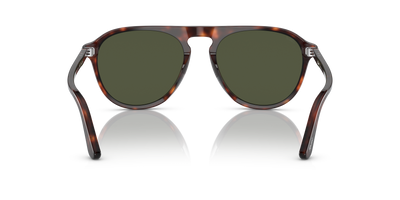 Persol PO3302S with Havana Frame and Green Lenses - Image 4