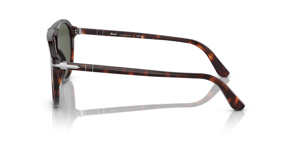 Persol PO3302S with Havana Frame and Green Lenses - Image 3
