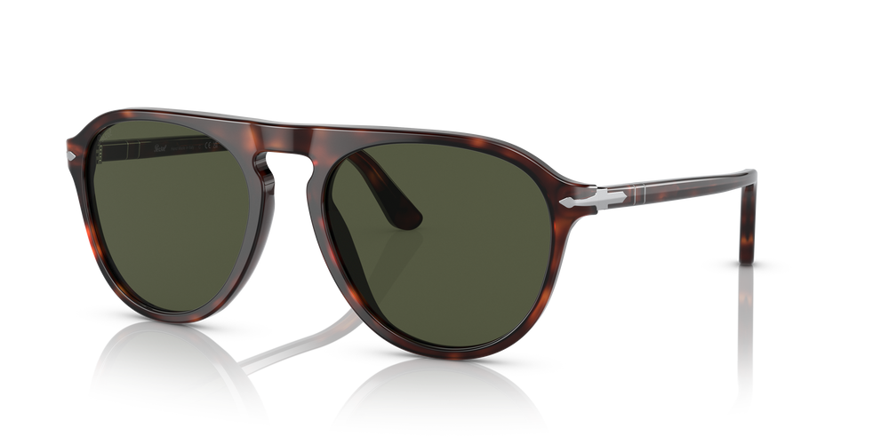 Persol PO3302S with Havana Frame and Green Lenses - Image 1
