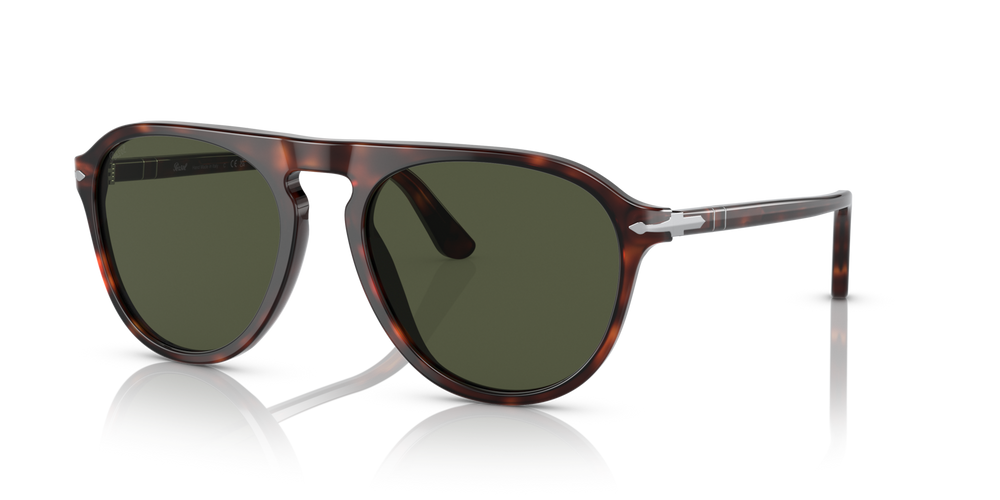 Persol PO3302S mit Havana Gestell und Grün Gläsern - Bild 1