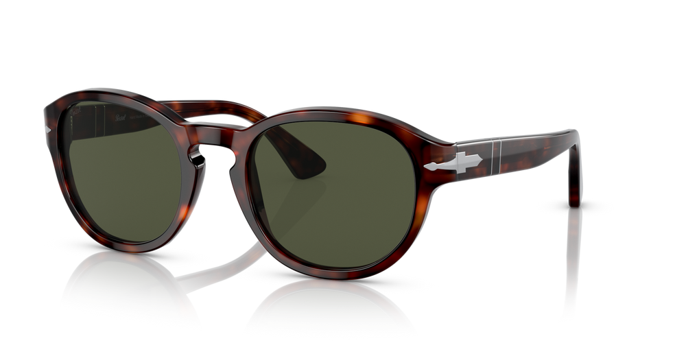 Persol PO3304S mit Havana Gestell und Grün Gläsern - Bild 1
