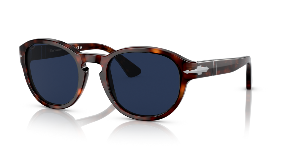 Persol PO3304S - Transitions® con Montatura Havana e Lenti Blu - Immagine 6