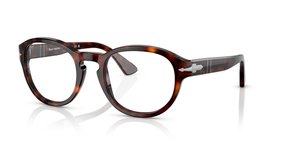 Persol PO3304S - Transitions® con Montatura Havana e Lenti Blu - Immagine 1