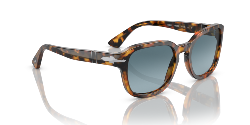 Persol PO3305S with Madreterra Frame and Blue Lenses - Image 3