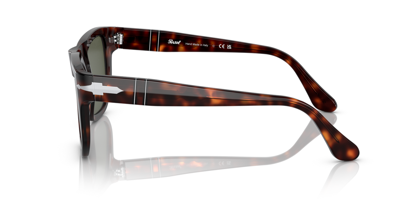 Persol PO3306S con Montatura Havana e Lenti Verde - Immagine 1