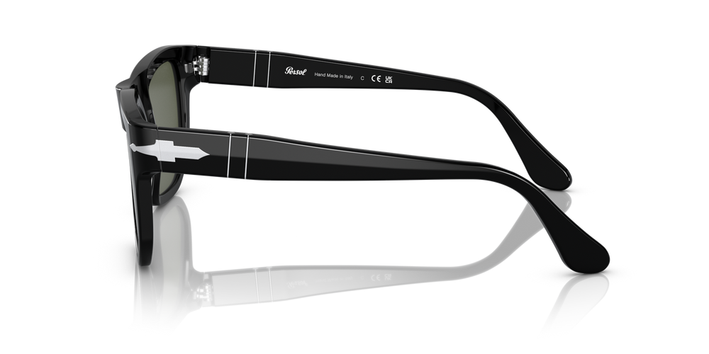 Persol PO3306S with Black Frame and Green Lenses - Image 3