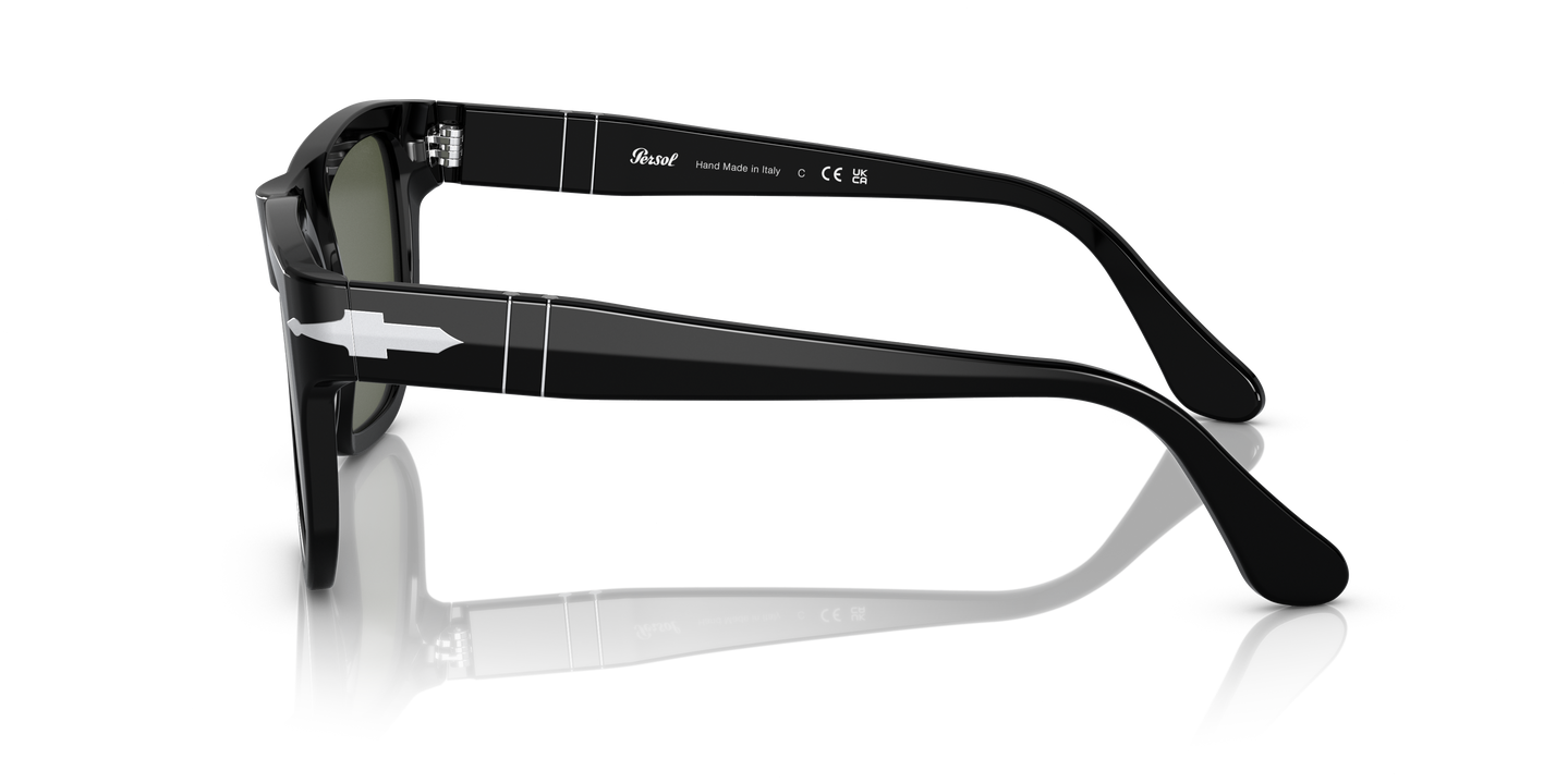 Persol PO3306S com Armação Preto e Lentes Verde - Imagem 1