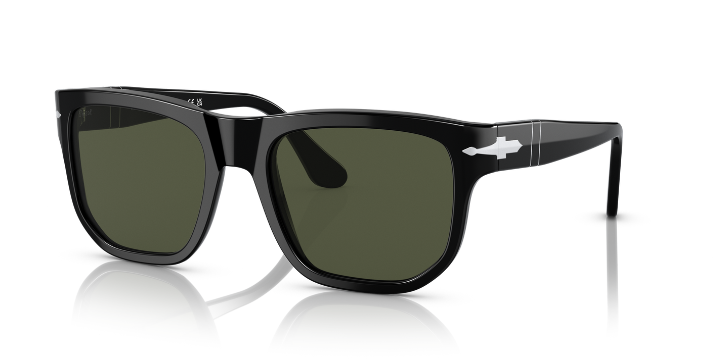 Persol PO3306S com Armação Preto e Lentes Verde - Imagem 1