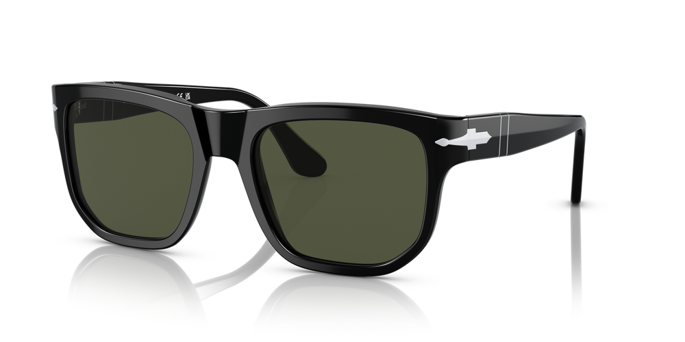 Persol PO3306S with Black Frame and Green Lenses - Image 1