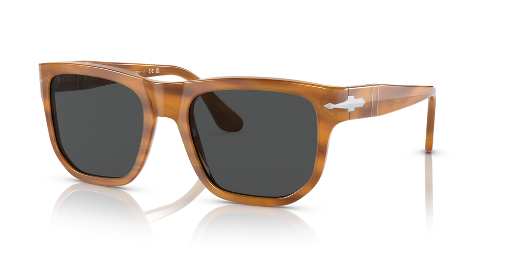 Persol PO3306S - Transitions® con Montura Marrón a Rayas y Lentes Gris - Imagen 6