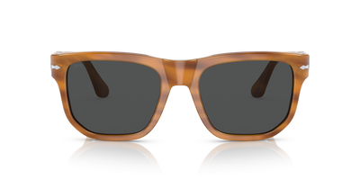 Persol PO3306S - Transitions® with Striped Brown Frame and Grey Lenses - Image 7