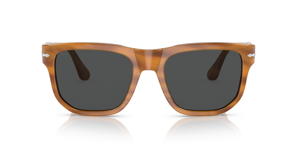 Persol PO3306S - Transitions® con Montura Marrón a Rayas y Lentes Gris - Imagen 7