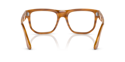 Persol PO3306S - Transitions® with Striped Brown Frame and Grey Lenses - Image 4