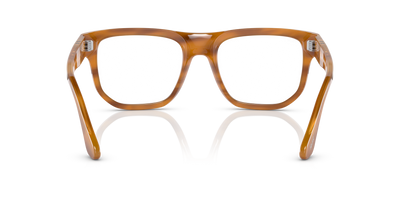 Persol PO3306S - Transitions® with Striped Brown Frame and Grey Lenses - Image 4