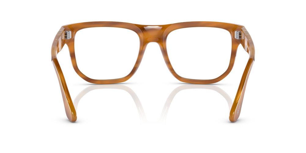 Persol PO3306S - Transitions® con Montura Marrón a Rayas y Lentes Gris - Imagen 4