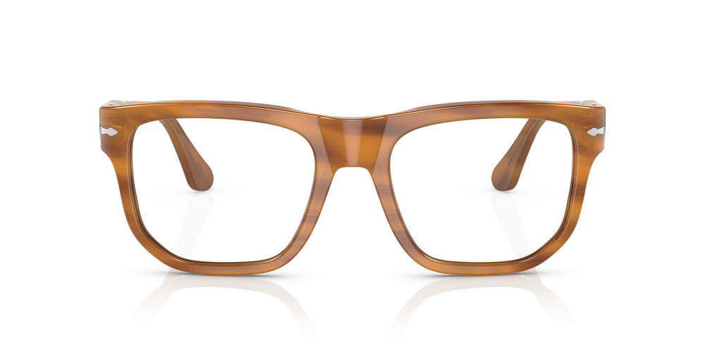 Persol PO3306S - Transitions® con Montura Marrón a Rayas y Lentes Gris - Imagen 2
