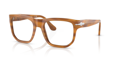 Persol PO3306S - Transitions® with Striped Brown Frame and Grey Lenses - Image 1