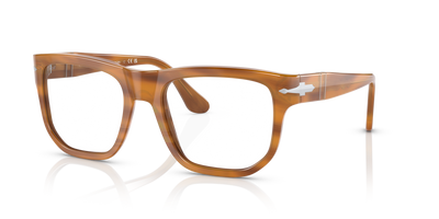 Persol PO3306S - Transitions® con Montura Marrón a Rayas y Lentes Gris - Imagen 1