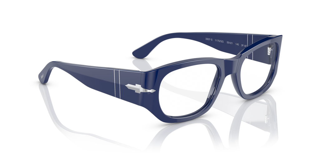 Persol PO3307S - Transitions® with Blue Frame and Blue Lenses - Image 3