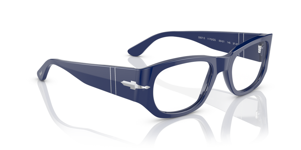 Persol PO3307S - Transitions® with Blue Frame and Blue Lenses - Image 3