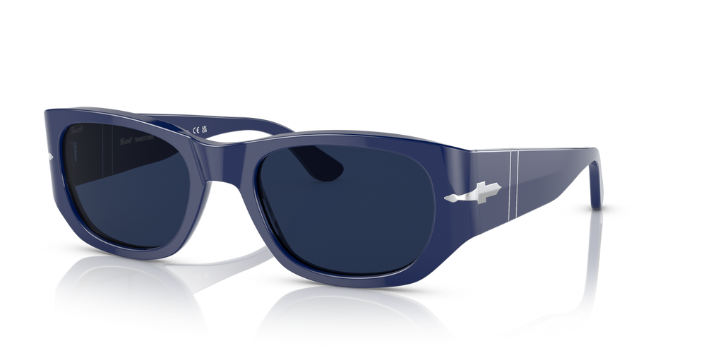 Persol PO3307S - Transitions® with Blue Frame and Blue Lenses - Image 7