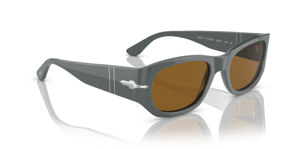 Persol PO3307S with Grey Frame and Brown Lenses - Image 3