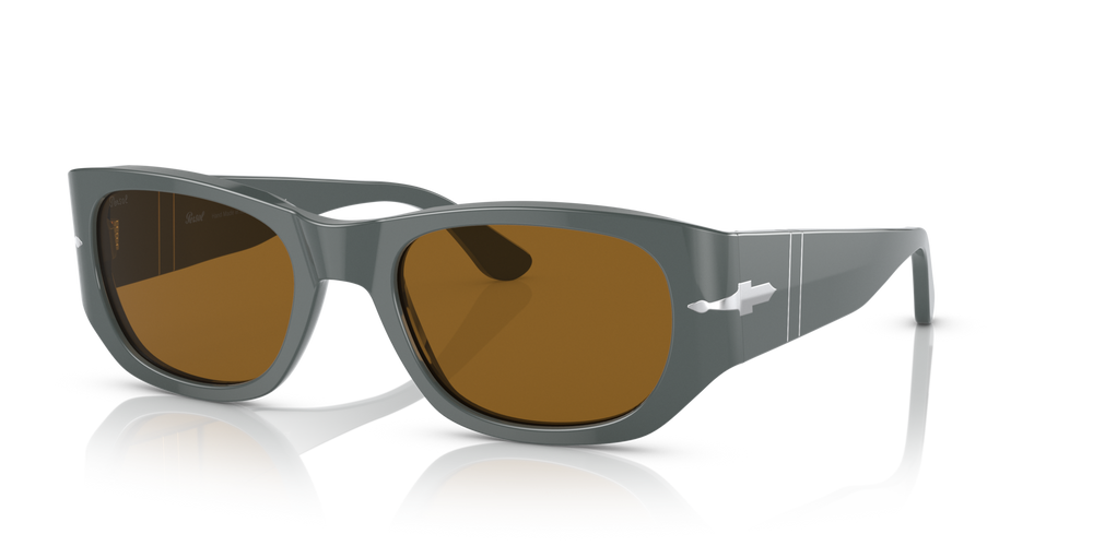 Persol PO3307S with Grey Frame and Brown Lenses - Image 1