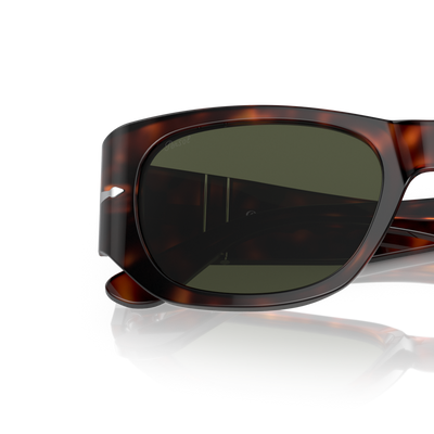 Persol PO3307S with Havana Frame and Green Lenses – Variant Image