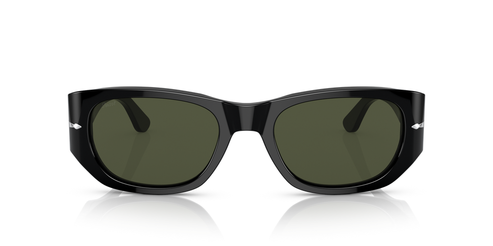Persol PO3307S with Black Frame and Green Lenses - Image 2