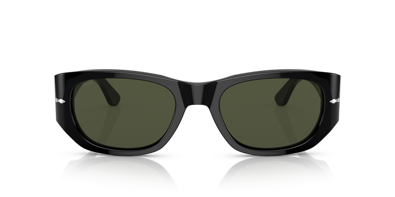 Visit PO3307S with Black Frame and Green Lenses