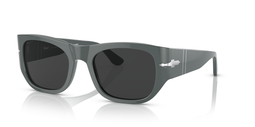 Persol PO3308S mit Grau Gestell und Schwarz Gläsern - Bild 1