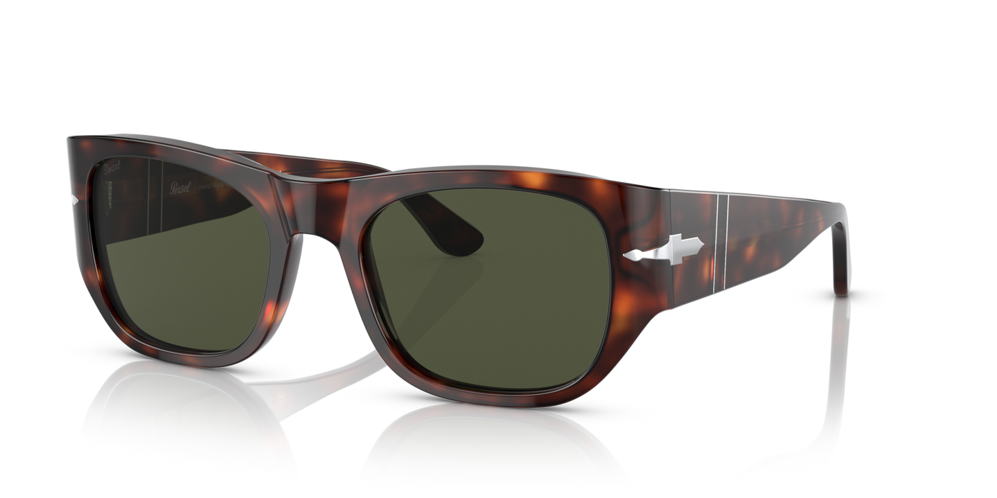 Persol PO3308S with Havana Frame and Green Lenses - Image 1