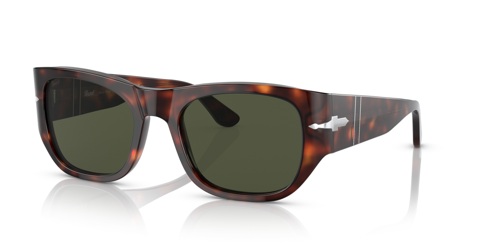 Persol PO3308S with Havana Frame and Green Lenses - Image 1
