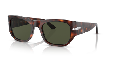 Persol PO3308S mit Havana Gestell und Grün Gläsern - Bild 1