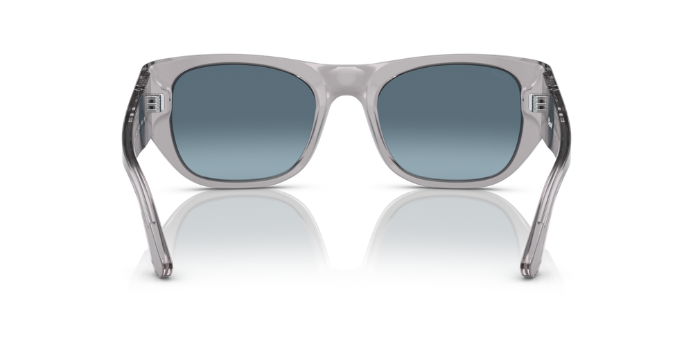 Persol PO3308S mit Grau transparent Gestell und Blau Gläsern - Bild 4