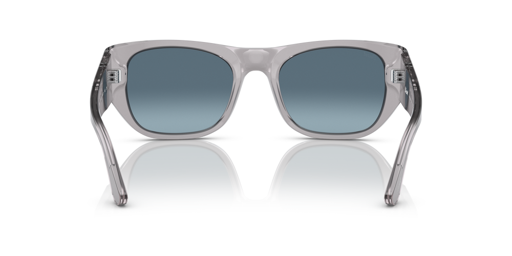 Persol PO3308S mit Grau transparent Gestell und Blau Gläsern - Bild 4