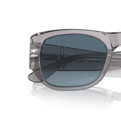 Persol PO3308S com armação Cinzento Transparente e lentes Azul – Versão da imagem