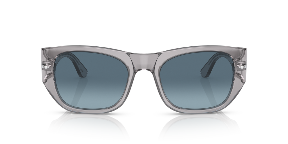 Persol PO3308S mit Grau transparent Gestell und Blau Gläsern - Bild 2