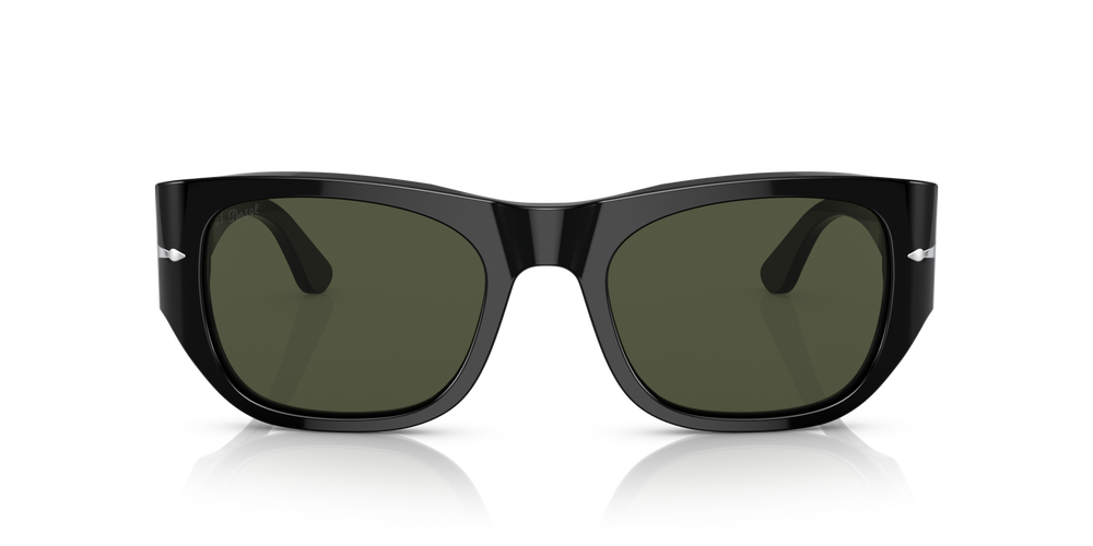 Persol PO3308S con Montura Negro y Lentes Verde - Imagen 2