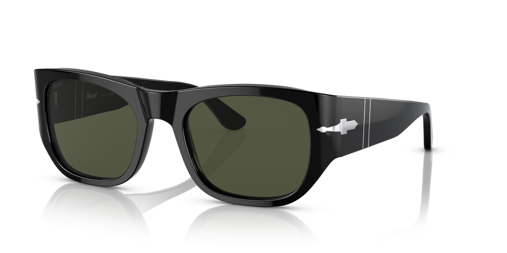 Persol PO3308S con Montura Negro y Lentes Verde - Imagen 1