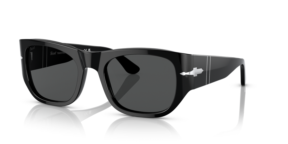 Persol PO3308S - Transitions® with Black Frame and Grey Lenses - Image 6