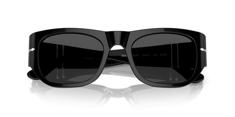Persol PO3308S - Transitions® con Montatura Nero e Lenti Grigio - Immagine 5