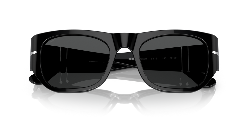 Persol PO3308S - Transitions® mit Schwarz Gestell und Grau Gläsern - Bild 8