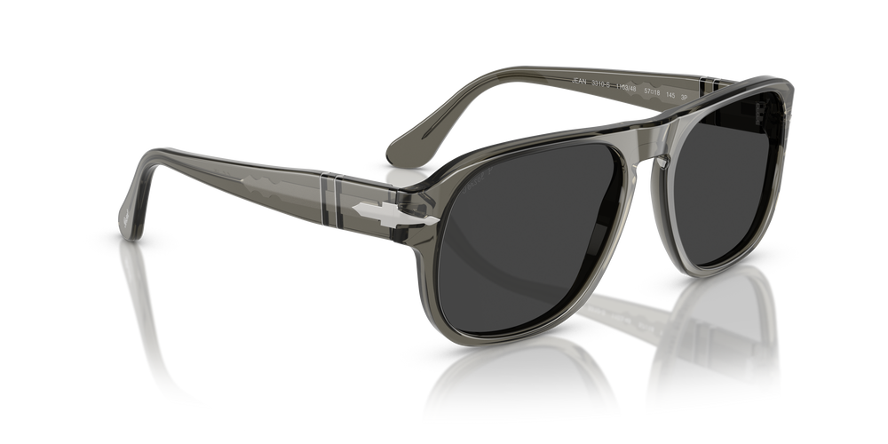 Persol PO3310S - Jean mit Rauch Gestell und Schwarz Gläsern - Bild 3