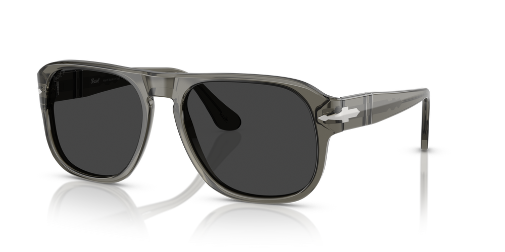Persol PO3310S - Jean mit Rauch Gestell und Schwarz Gläsern - Bild 1
