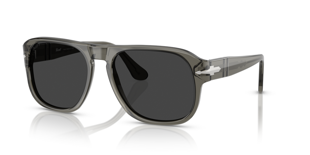Persol PO3310S - Jean avec Monture Smoke et Verres Noir - Image 1