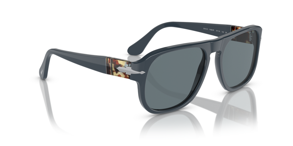Persol PO3310S - Jean with Dusty Blue Frame and Blue Lenses - Image 3